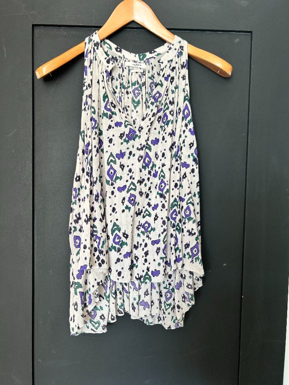 Isabel Marant Étoile Printed Sleeveless Cotton Top | Boho Luxe